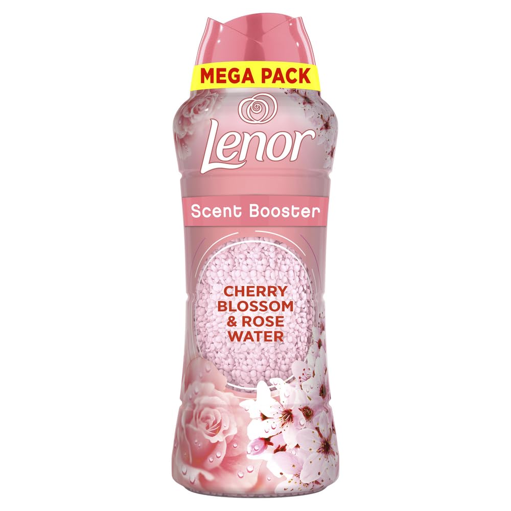 Lenor Laundry Perfume In-Wash Scent Booster Cherry Blossom & Rose Water 570g, More Of The Scent You Love
