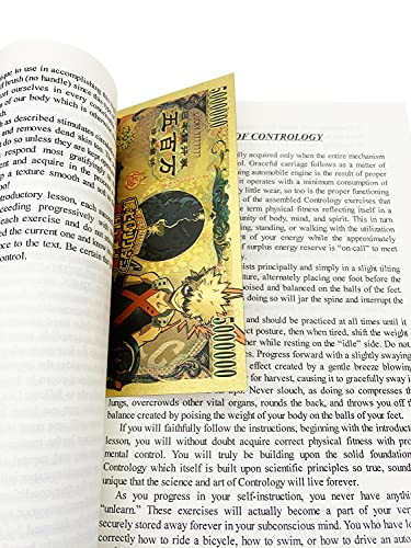 YJacuing Anime My Hero Academia Gold Coated Banknote, Boku no Hero Academia BNHA MHA Limited Edition Collectible Bill Bookmark (5 PCS Collection)