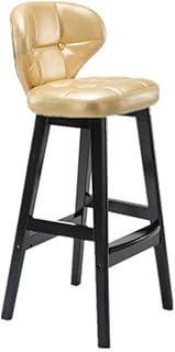 Tokyia norte de Europa Retro Silla Silla de madera maciza Bar Cafetería Restaurante Taburete alto Taburete Silla de la barra del respaldo cajero Barra Silla equipamiento casero de alta moda for la coc