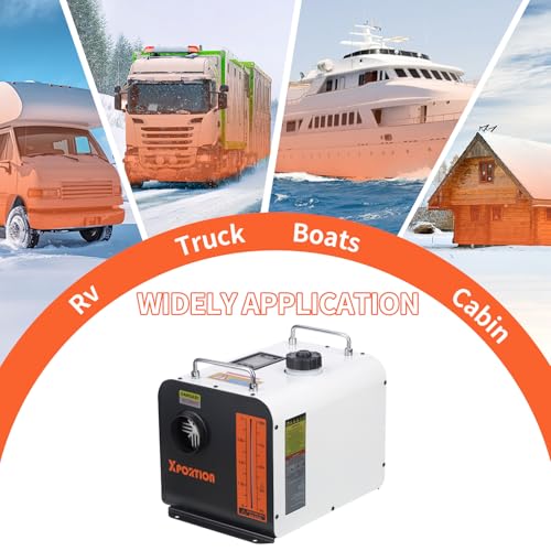 Xportion DH-03 Diesel Heater 8.3Kw, Portable Black Diesel Air Heater 12V/24V/110V thumb #6