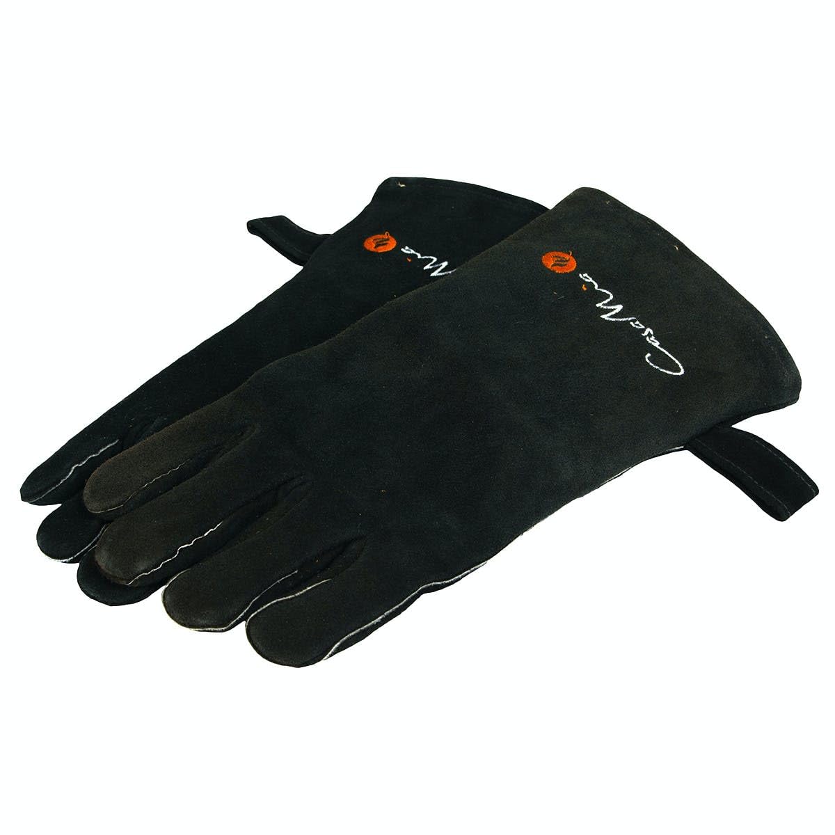 Casa Mia Heat-resistant Leather BBQ Gloves for Pizza Ovens, BBQs, Stoves, Chimineas and Griddles