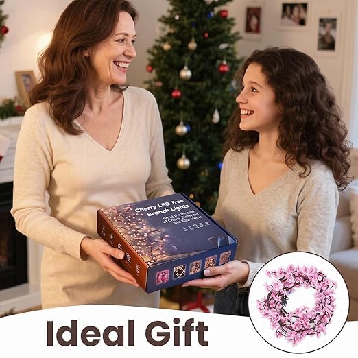 Wrixty Cherry Blossom LED Wall Tree Lights 72 LED - Image 6