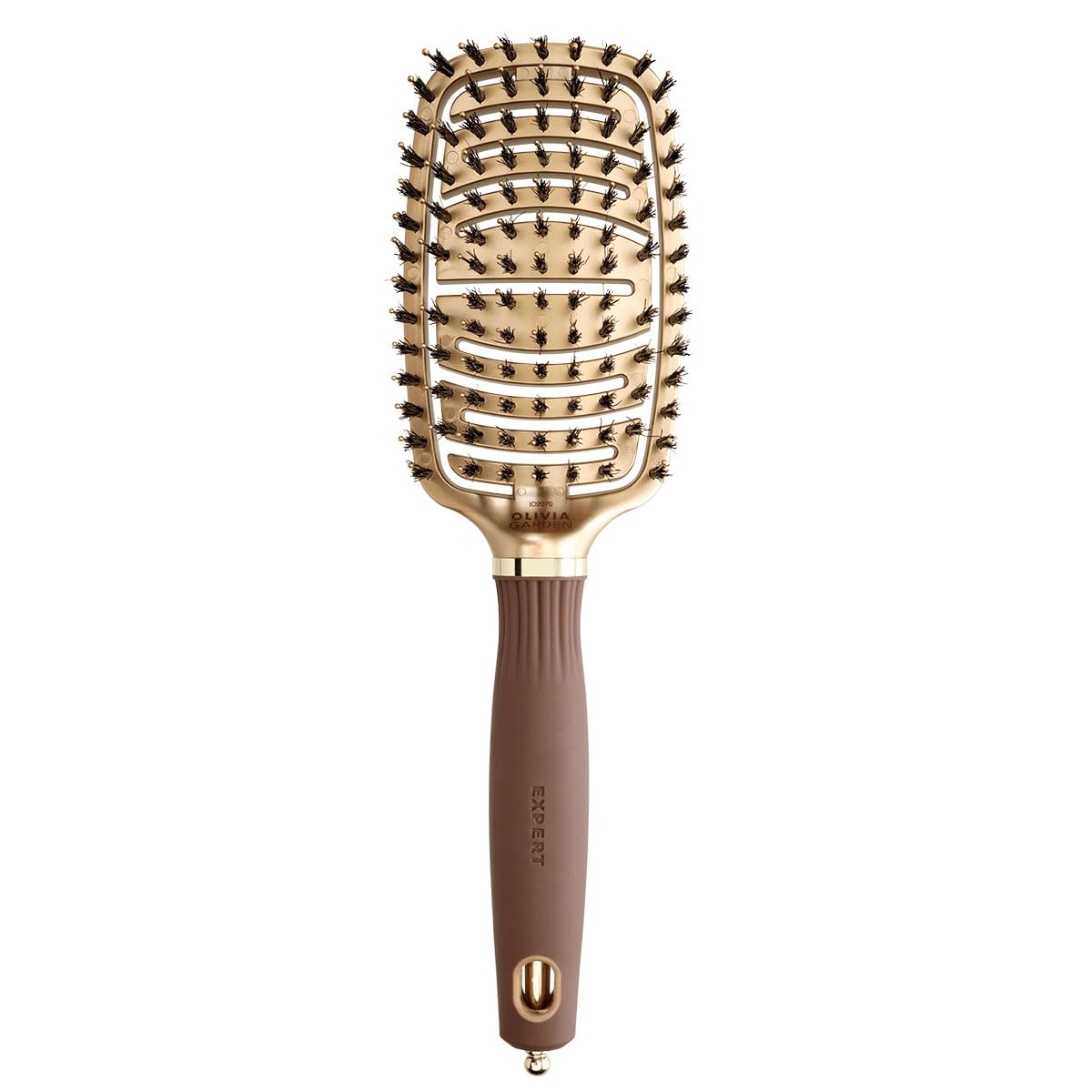 Expert Care Flex Boar Bristles Gold & Brown