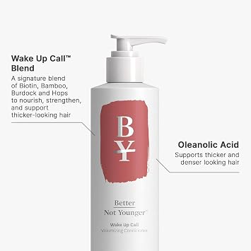 Better Not Younger Volume Styling Bundle Collection - Wake Up Call High Hold Hair Thickening Spray 6 fl.oz. & Shampoo and Contitioner