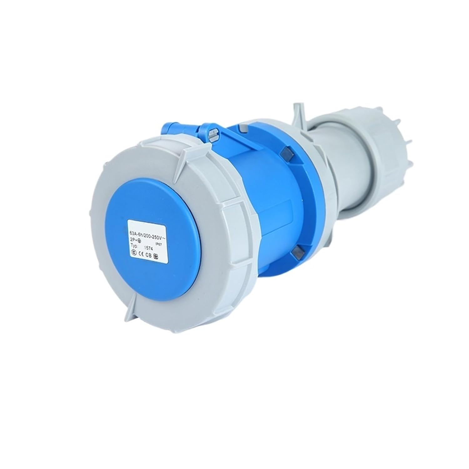 IP67 産業用・ソケットコネクタ 三相3芯 4P5穴 63A/125A 防水 非防爆(3P63A IP67 connector G