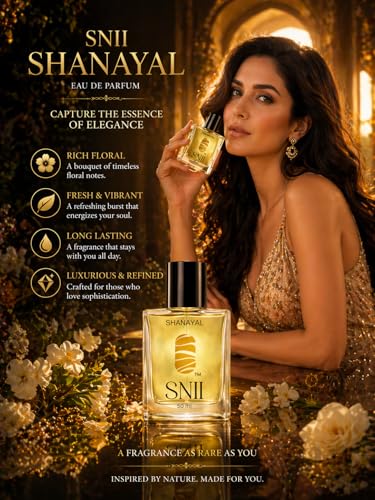 Image of SNII Shanayal Perfume 50ml | Refreshing Clean Citrus Scent | Long Lasting Fragrance | Trending Luxury Perfume