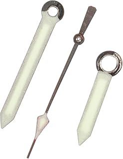 時計部品交換用夜光時計針セット NH35/NH36ムーブメント対応 鉄製3針時分秒 暗所の視認性向上 腕修理キット