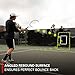 Rukket Tennis Practice Rebounder Net, 4x6 Rebound Wall for Tennis & Racquet Sports Ball, Portable Backboard for Indoor & Outdoor Training