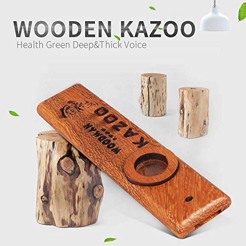 SHAPOKY Kazoo en bois, instrument exquis facile et amusez-vous pour les enfants et les gens - Les Beatles, Paul McCartney, John Lennon, RIngo Starr, George Harrison SHAPOKY Kazoo en bois, instrument exquis facile et amusez-vous pour les enfants et les gens – Image 5