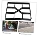 CIYODO Pavement Mold Set for Walkway Molds Reusable Cement Floor Molding Tool Sturdy Plastic Construction