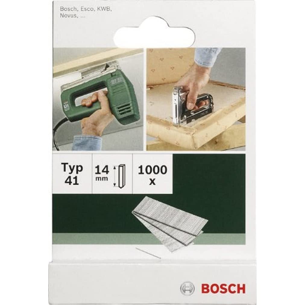 Bosch 1000x Stift Typ 40 (für Hartholz/Massivholz, Weichholz, Akustikplatten, 23 mm, Zubehör Tacker)