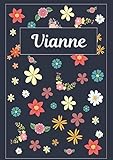 vianney name  Vianne: Journal  Agenda  Carnet de Notes  120 pages  A4  Blanc  Idée Cadeau