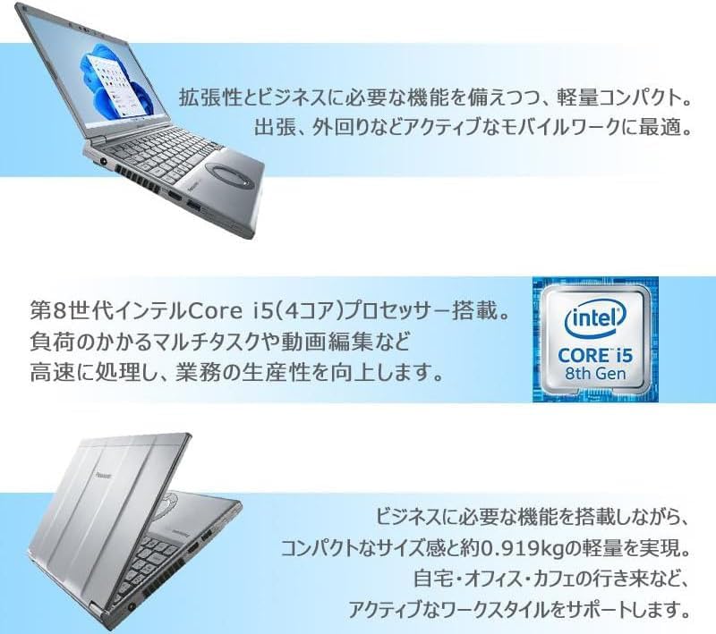 Amazon.co.jp: 【整備済み品】Panasonic Let's note CF-SV8 / 第8世代