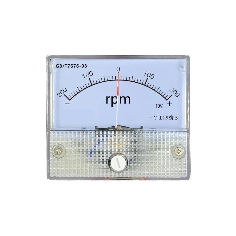 NURII 85c1 ±Positive and Negative Tachometer, 1500rpm 1000r / Min 10V Input Sensor Speedometer Voltmeter Bidirectional(DC -200R to 200R)