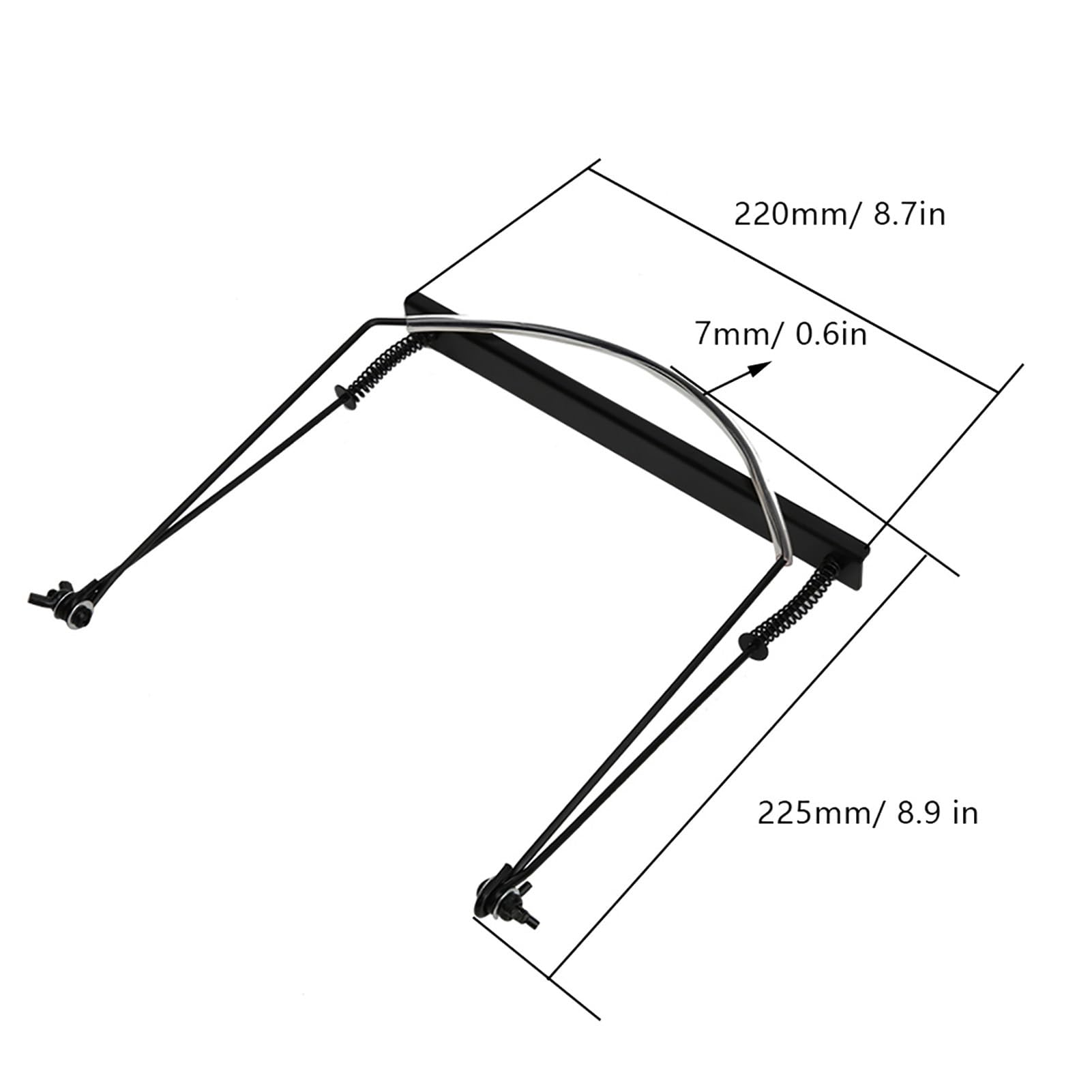 Harmonica Holder,24 Holes Professional Harmonica Holder Adjustable Harmonica Neck Stand Bracket Harmonica Holder Neck Hands Free Harp Neck Brace Harmonica Protector(Black)