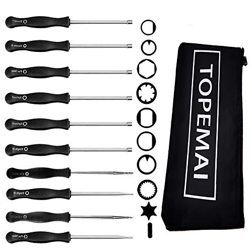 10 Pcs Carburetor Adjustment Tool Screwdriver Kit for Common 2 Cycle Carburator Adjusting Small Engine Carb Tune up Adjusting Tool - Carb Tool Kit, Carburetor Adjuster Tool
