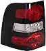 Evan Fischer Tail Light Lens and Housing Compatible with 2006-2010 Ford Explorer - CAPA Driver Side