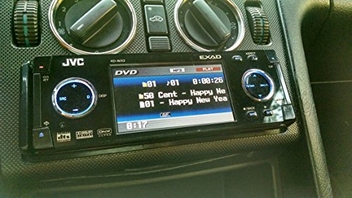 JVC KD-AVX2 Multimedia DVD/CD-autoradio Negro - Radio para coche (Negro, 16 - 44000 Hz, 95 dB, 192kHz/24-bit, 5.1 DTS/Dolby Digital/Dolby, LCD)