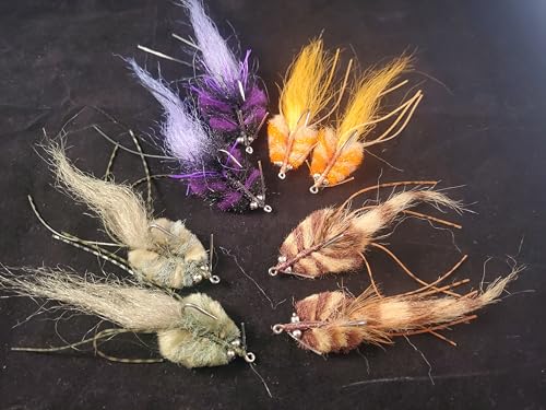 Kwan Fly, Kwan Fly Selection, Redfish Kwan, Redfish Fly (8 Fly Selection-Large Bead Chain Eye)