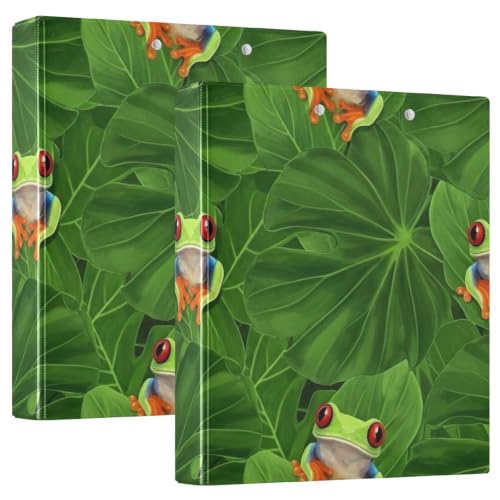 Classeur scolaire grenouille tropicale 3,8 cm pour organiser ses cours à l'université