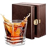 Maverton Vaso de Cristal Grabado - 280 ml - Regalos Originales para Hombre - Decoracion Hogar - Regalos Hombre Cumpleanos - Regalo Abuelo - Un Regalo para Papa - Elegante