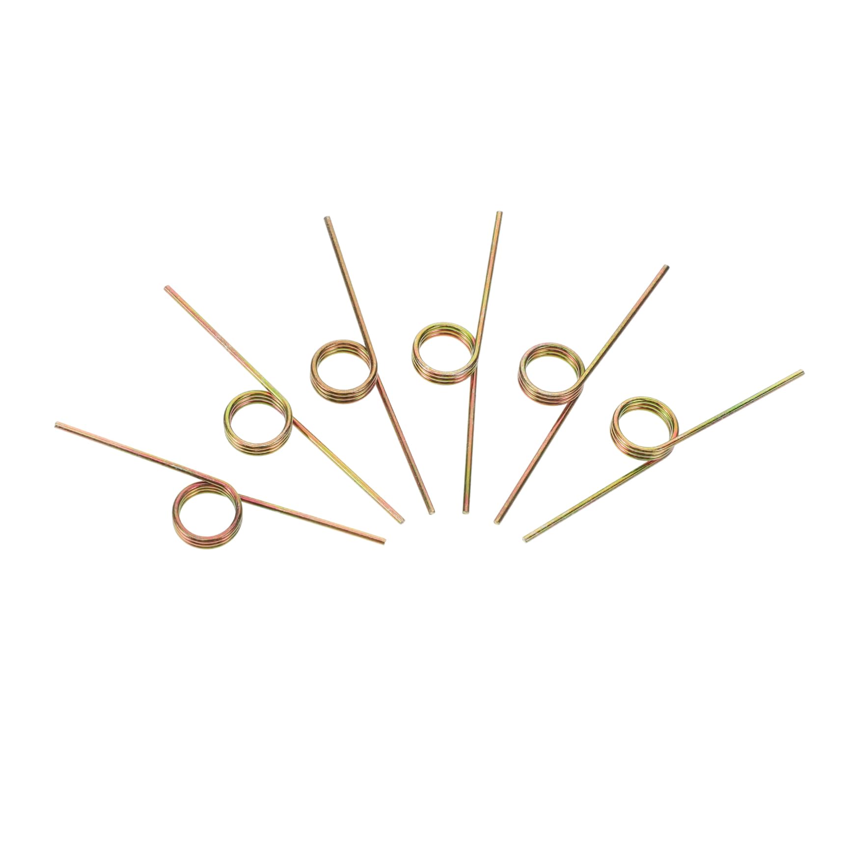 Levemolo 4sets Garbage Bucket Lid Torsional Spring Metal Spring for Trash Bin Lid Replacement 10pcs*4