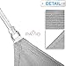 Patio Paradise 12' x 16' Sun Shade Sail Rectangle Canopy Patio Cover Sunlight Block Awning Heavy Duty Commercial Grade for Backyard Lawn Garden Outdoor Activities, Gray