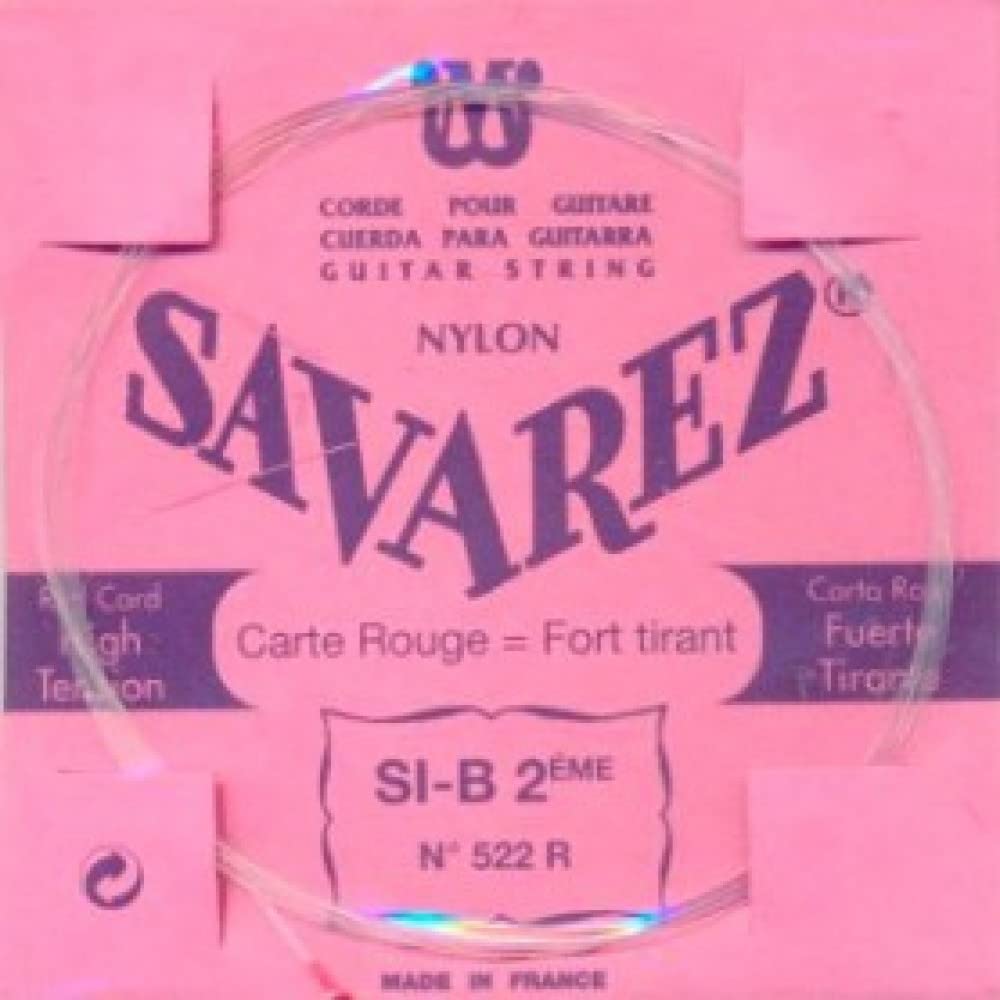 Savarez 522R CORDE SI-​2 ROUGE NYLON RECT