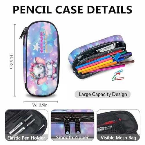 Backpack for Girls, Custom Elephant Backpacks for Girls 5-8, 3 Set in Large Capacity Casual Bookbag for Preschool Elementary Kindergarten Travel Picnic School Supplies4