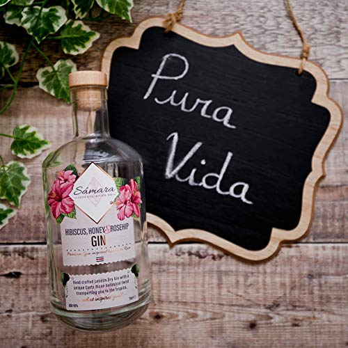 Samara Gin - inspiriert durch Costa Rica - handgefertigter London Dry, 0.7 l mit Hibiskus, Hagebutte, Honig und mehr – Bild 4