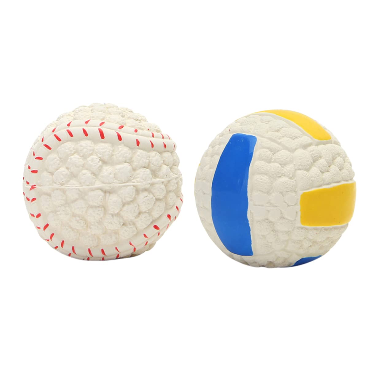 SUPVOX 4 Piezas Juguetes para Masticar Perros Juguetes de Entrenamiento para Mascotas Masticar para Perro de Pelota para Mascotas Juguete para morder vocalizar