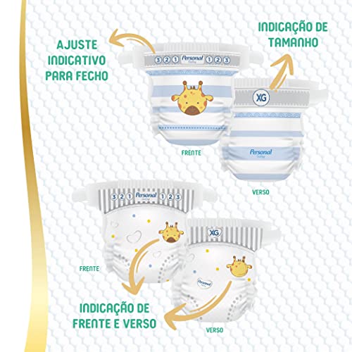 Personal Fralda Baby Premium Protection Xg Com 26 Unidades