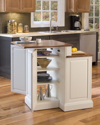 Woodbridge White Kitchen Island by Home Styles