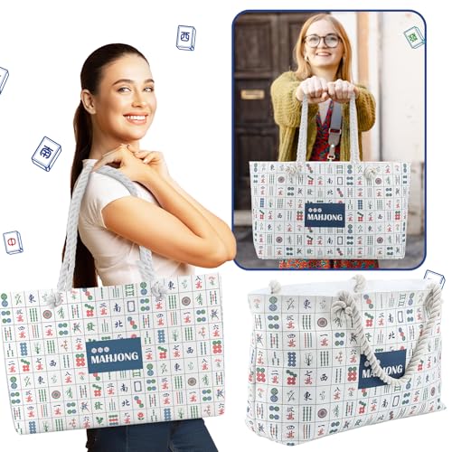 Bolsa Tote para Mahjong Canvas 61 x 33 x 12 cm miniatura 6