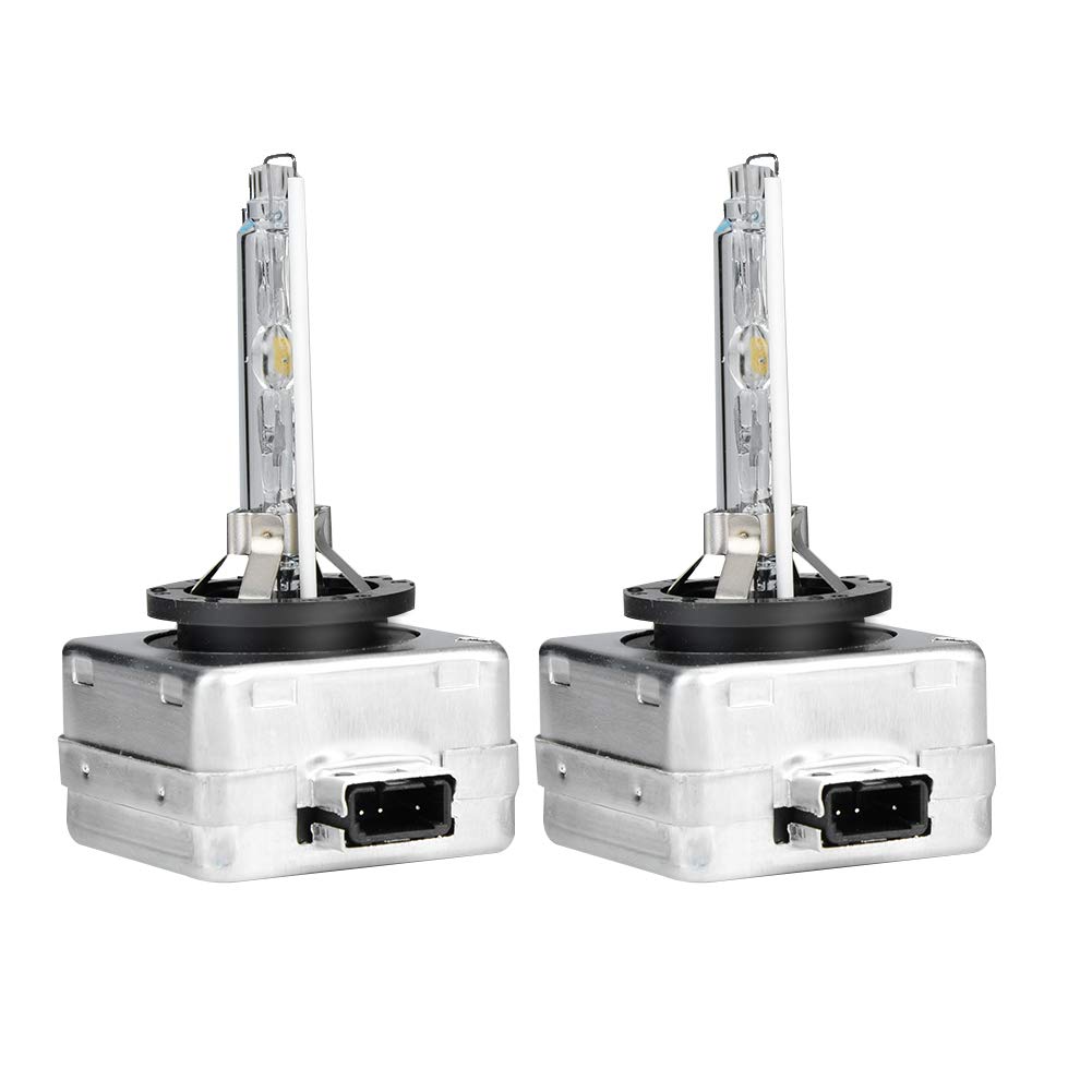 2PCS D3S 6000K 35W Lampe au Xénon avec Support en Fer pour Longue Durée de Vie Ultra luminosité Ampoules au Krypton et au Xénon Xénon Exemple, Besoin de Seulement 35W D'el