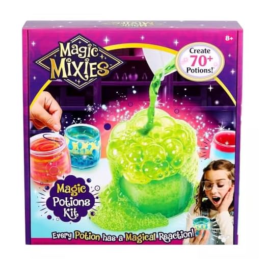 Magic Mixies Magic Potion Kit. Children Can Follow Their Spell Book and Mix Ingredients to Create Over 70 Magic Potions That Fizz, Bubble and Magically Change Form!