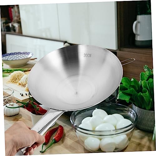 Wok de Acero Inoxidable con Mango Ergonómico VICASKY miniatura 5