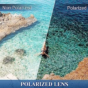 Image of POLARIZED UV400 Wayfarer Square Mirrored Sunglasses for Men Stylish | Rubber Coarted Frame | Metal Hinges | Casual & Sports UV Protected Anti Glare Branded Goggles for Man | Medium