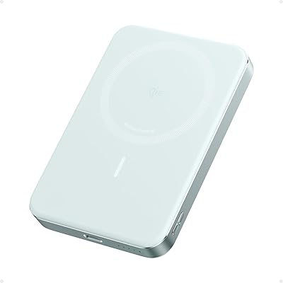 Anker MagGo Power Bank, Ultra-Slim 10,000mAh Magnetic Battery Pack, Qi2 Certified 15W Ultra-Fast MagSafe Compatible Portable Charger, Ergonomic Design, for iPhone17/16/15/14 Series Only（Not for Pixel）