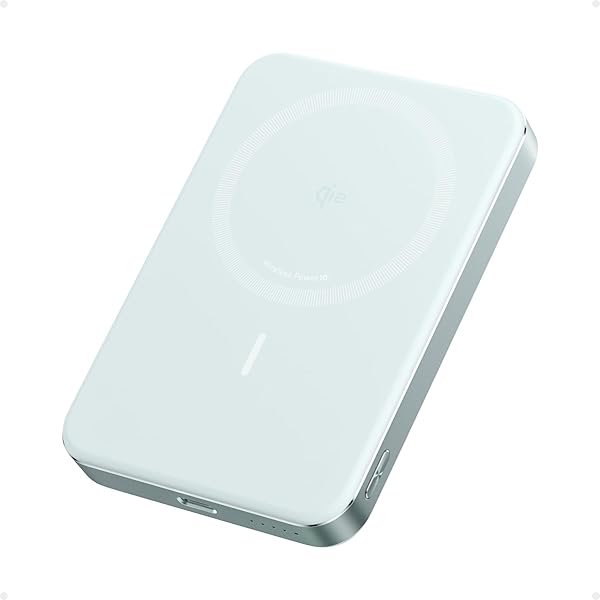 Anker MagGo Power Bank, Ultra-Slim 10,000mAh Magnetic Battery Pack, Qi2 Certified 15W Ultra-Fast MagSafe Compatible Portable Charger, Ergonomic Design, for iPhone17/16/15/14 Series Only（Not for Pixel）