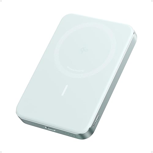 Anker MagGo Power Bank, Ultra-Slim 10,000mAh Magnetic Battery Pack, Qi2 Certified 15W Ultra-Fast MagSafe Compatible Portable Charger, Ergonomic Design, for iPhone16/15/14/13/12 Series Only - Green