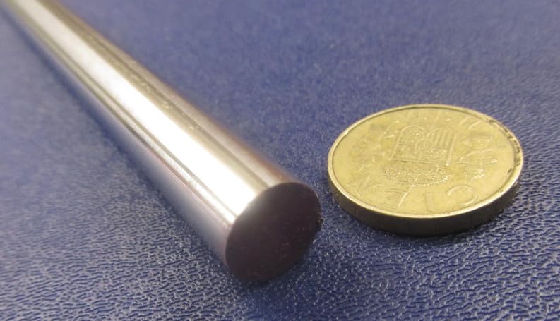 Chrome Plated 1045 Carbon Steel Shaft .500" (1/2") Diameter x 18" Long 1 pc