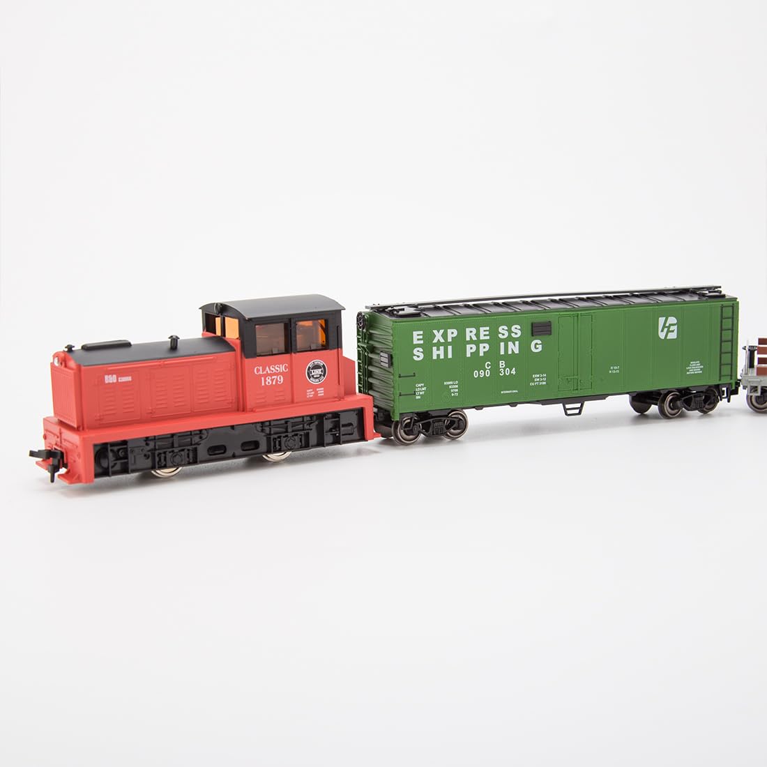 HO Scala 1:87 DDT Motore a Combustione Interna Set Treno Elettrico 0-4-0 Locomotiva con Carrelli, Track, Controller, Kit Ferrovia Modellino fai da te per Hobbyist