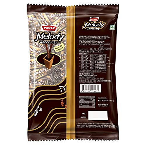 Image of Parle Melody Chocolate Vegetarian, 391 Grams, Pack of 1