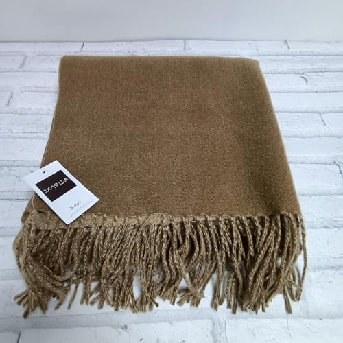 Winter Scarf for Men Women Color Brown Warm Thick Shawls and Wraps3