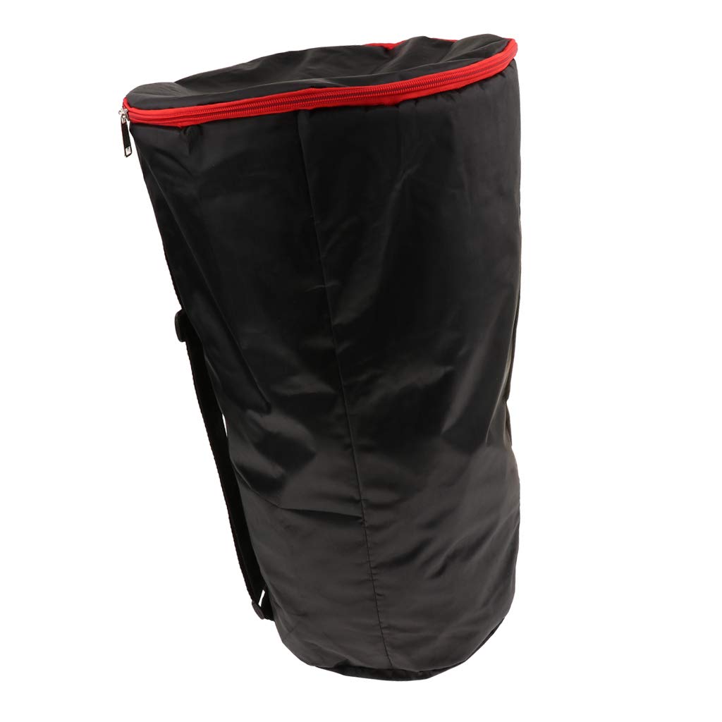 La Borsa Impermeabile Di Djembe Della Borsa Di Stoccaggio Di Djembe Trasporta La Borsa Per Il Tamburo Africano - Nero, 12 pollici