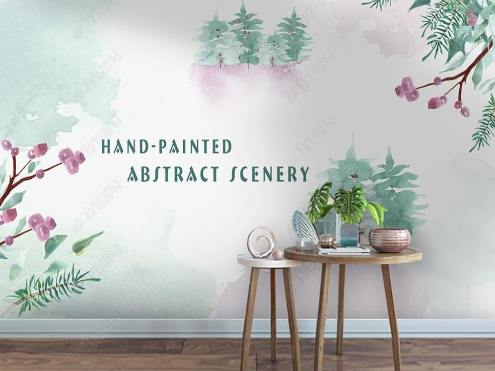 Papier peint intissé paysage abstrait : habillez un grand mur vide
