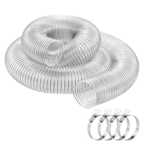 4 Dust Collection Hose with Stainless Steel Clamps