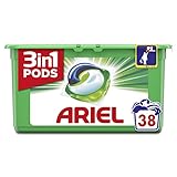 Ariel 3 en1 Pods Original Detergente en Cápsulas - Pack de 3, 38 Lavados (total de 114 lavados)