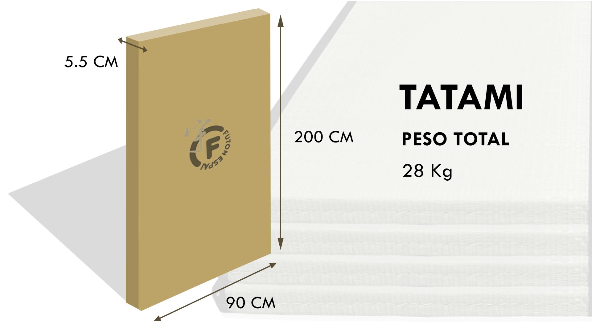 Tatami 200x90x5,5 cm